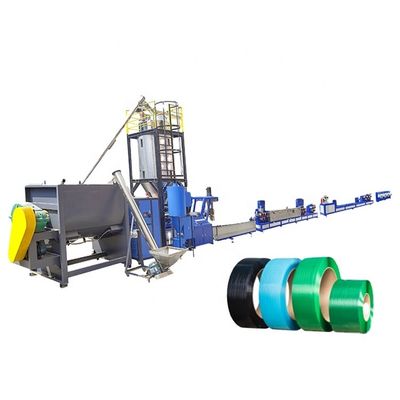 Buen precio Máquina para hacer cinta de plástico PET de 9 mm Máquina de cinta de tornillo único en línea