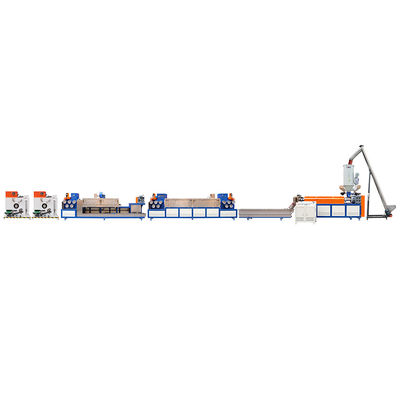 Buen precio Máquina de fabricación de tiras de PP recicladas - 15KW de potencia del motor línea de extrusión automática en línea