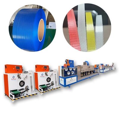 Buen precio Máquina para Fabricación de Flejes de PP Duraderos con Capacidad de 100-800 KG/H, Ancho de 9-32 mm y Patrones de Estampado Opcionales para Logística y Envío en línea