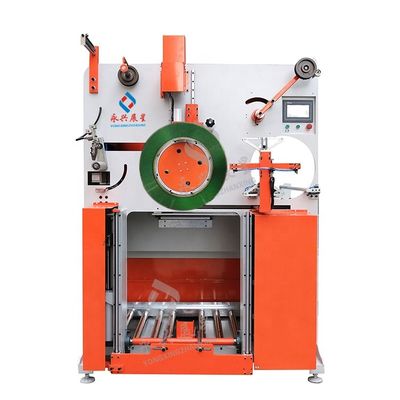 Bobinadora semiautomática de fleje PET con control PLC, ancho 9-32mm