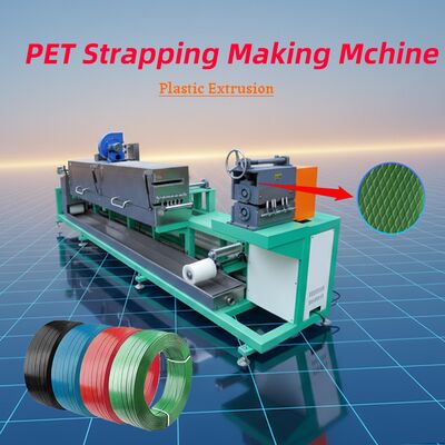 Buen precio Máquina para fabricar tiras de PET con refrigeración por extrusión, tracción, estiramiento, embocadura y enfriamiento secundario en línea