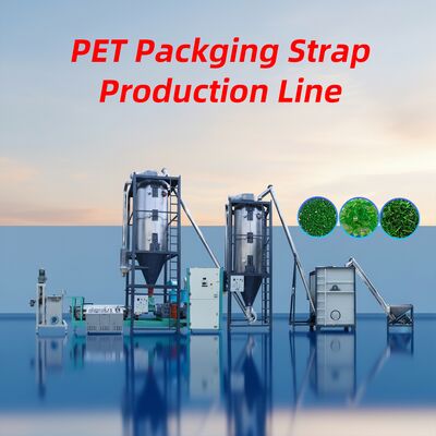 Buen precio Máquina de fabricación de correas de embalaje de PET Capacidad 200-350Kg/h Línea de producción de bandas/cinturones en línea