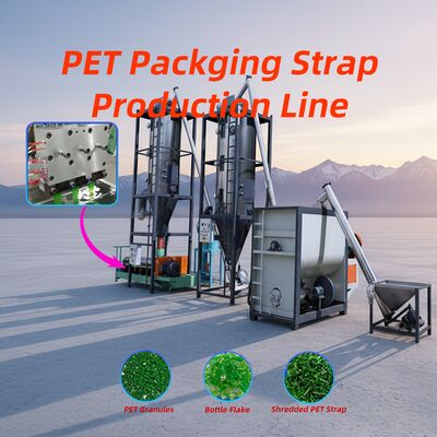Buen precio Máquina de fabricación de tiras de PET con línea de producción completa desde el pre-secado hasta el enrollamiento con pasos de estiramiento de tracción y relieve en línea