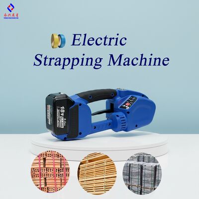 Buen precio Herramienta flejadora eléctrica con fuerza de tensión 500-3200N y batería de iones de litio de 18 V para embalaje resistente en línea