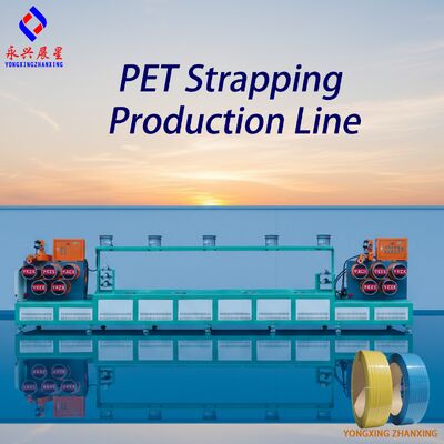 Máquinas extrusoras de banda de cinta de PET de alta productividad con una capacidad de 800 kg/h y diseño de un solo tornillo para la automatización